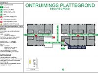 Ontruimingsplattegrond zorgcomplex Noordoostpolder