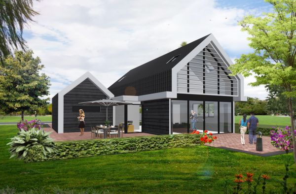 Vrijstaande schuurwoning te Sneek