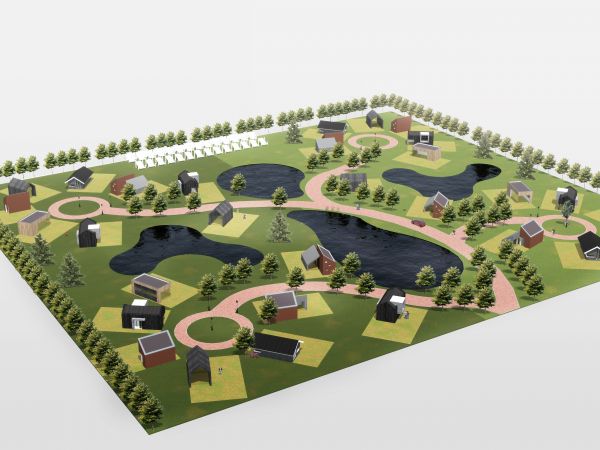 plangebied huisvesting ontwerp en visualisaties door B&V Bouwmeesters
