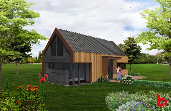 Tiny House - concept B&V Bouwmeesters, chique maar kleinschalig wonen