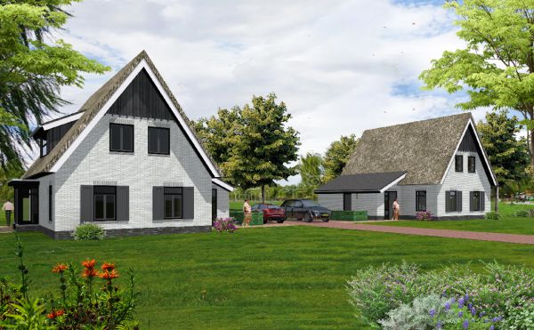 Rietgedekte levensloop villa's te giethoorn