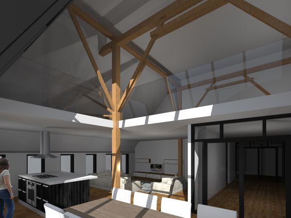 Verbouw achterhuis woonboerderij